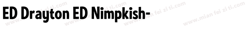 ED Drayton ED Nimpkish字体转换